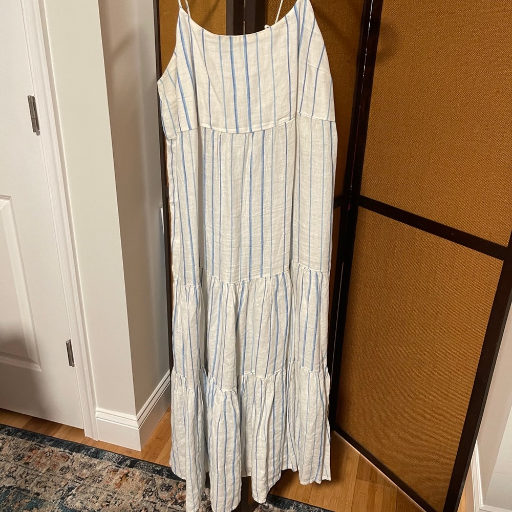 Madewell | strip maxi dress